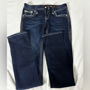 Rock Revival Dark Blue Jeans
